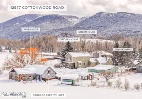 12977 Cottonwood Road, Bozeman, Montana 59718, Bozeman, Montana 59718, 4 Bedrooms Bedrooms, ,1 BathroomBathrooms,Residential,For Sale,12977 Cottonwood Road, Bozeman, Montana 59718,0,407284